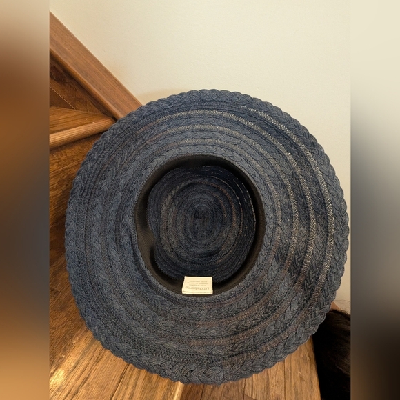 Vintage Liz Claiborne Navy Women's Formal Hat, church Hat, Derby Hat - Picture 10 of 11